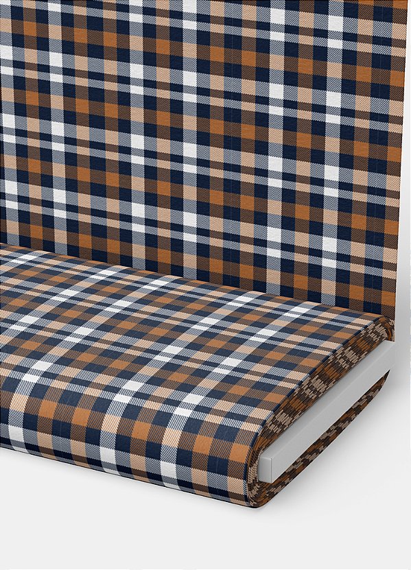 Tecido Veludo Suede Estampa Digital Xadrez 67 com 1,40m de Largura