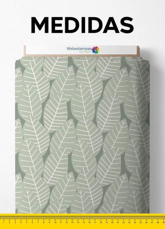 Tecido Tricoline Misto Estampa Digital Floral 1 com 1,50m de Largura