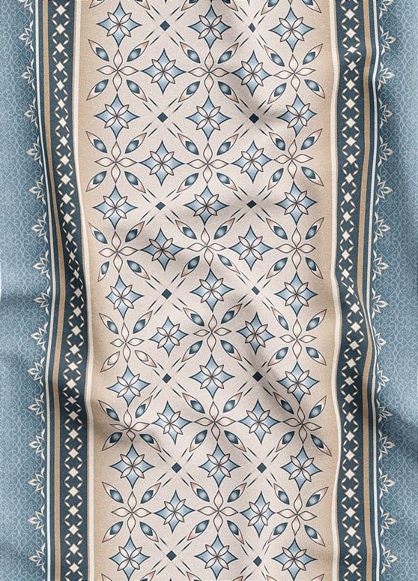 Tecido Oxford para Toalha de Mesa Estampa Digital 16 com 1,55m de Largura