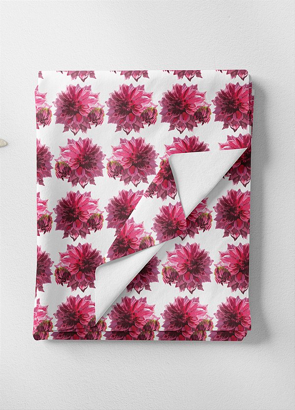 Tecido Microfibra Estampa Digital Floral Pink 1,55m de Largura