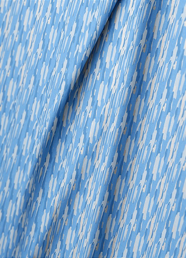 Tecido Micropercal Estampa Digital Camuflado Azul 1,55m de Largura