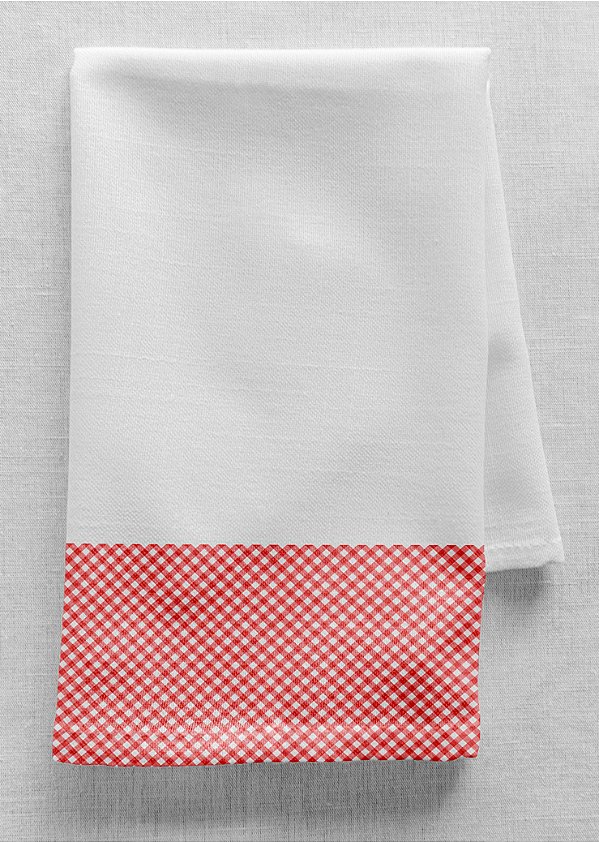 Tecido Micropercal Estampa Digital Xadrez Vermelho 1,55m de Largura