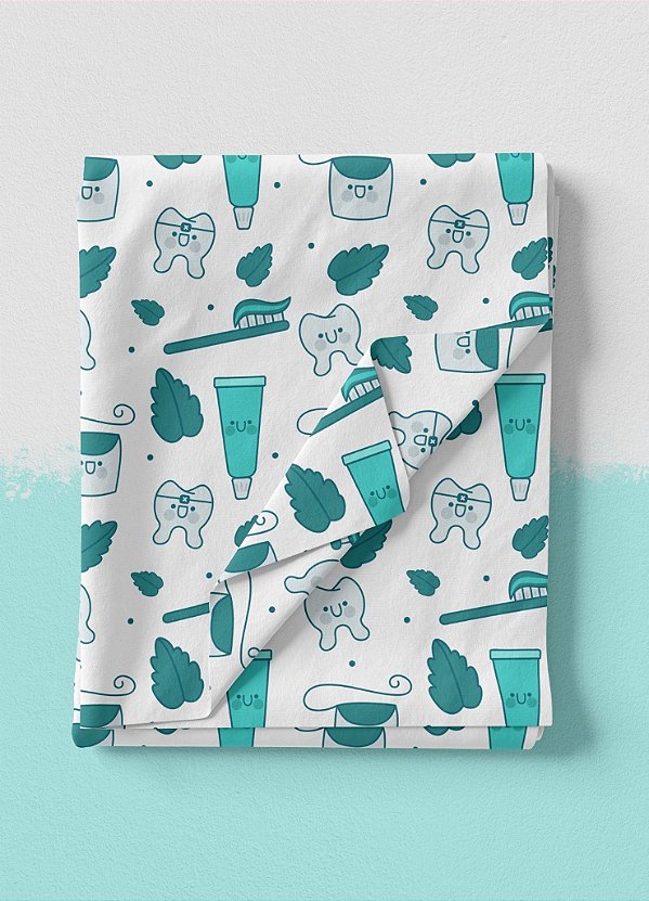 Tecido Veludo Suede Estampa Digital Saúde 1 1,40m de Largura