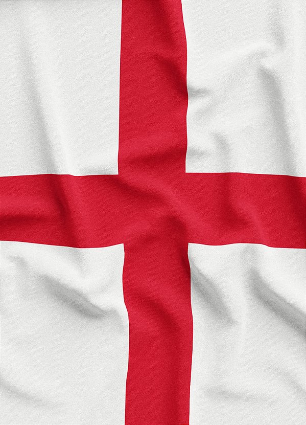 Tecido Tricoline Estampa Digital Bandeira Inglaterra 1,55m de Largura