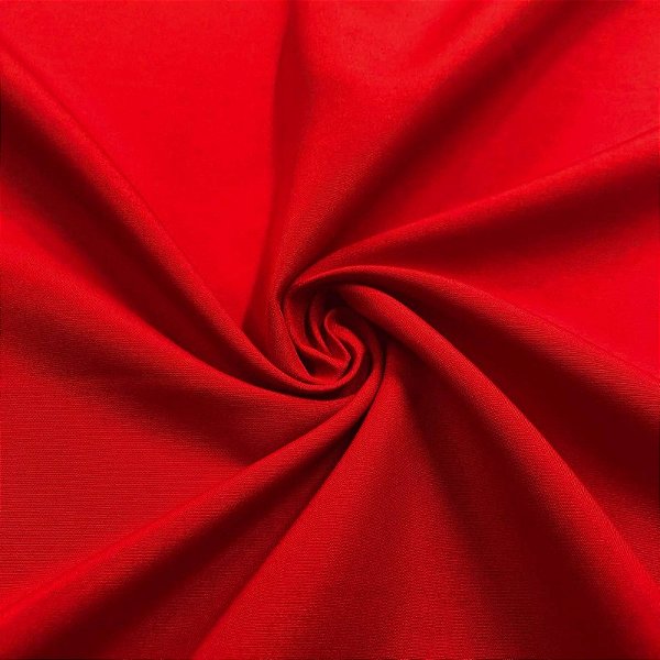 Tecido Microfibra 100g Liso Vermelho com 1,60m de Largura