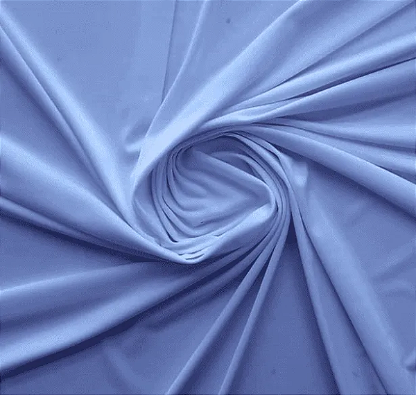 Tecido Malha 100% Algodão Liso Azul Claro com 1,80m de Largura
