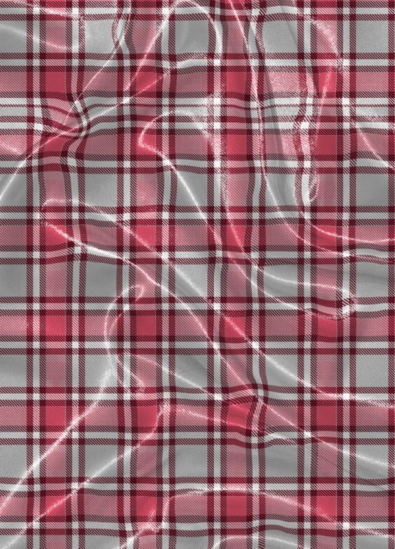 Tecido Cetim Estampa Digital  Xadrez Quadrado Rosa Preto e Branco 1,40m de Largura
