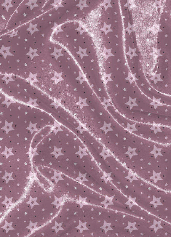 Tecido Cetim Estampa Digital Big Star 1,40m de Largura