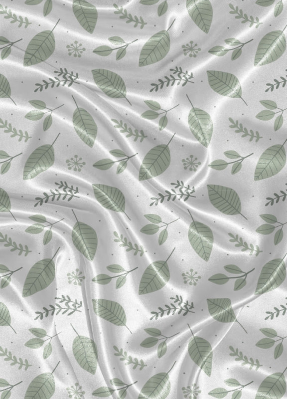 Tecido Cetim Estampa Digital Floral 227 com 1,40m de Largura