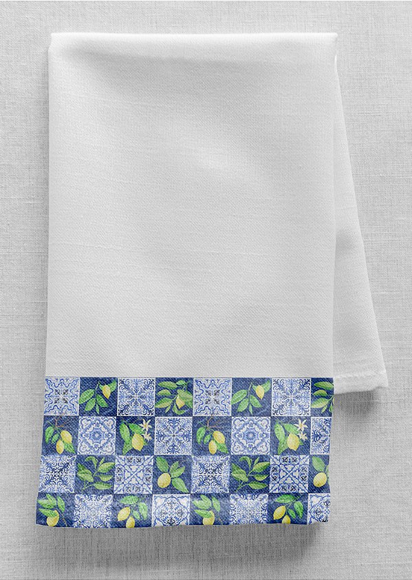Tecido Cotton Estampa Digital Limãozinho 1,60m de Largura