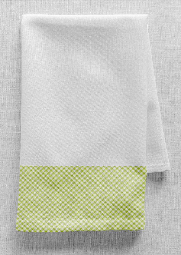 Tecido Cotton Estampa Digital Xadrez Verde 1,60m de Largura