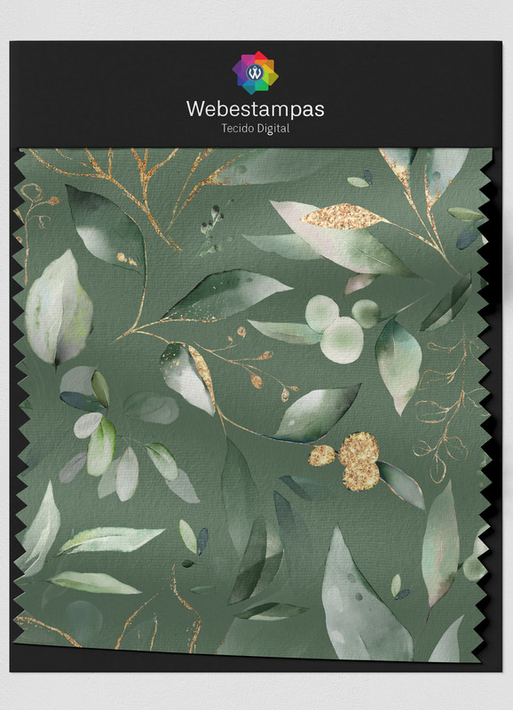 Tecido Microfibra Estampa Digital Floral 326 com 1,55m de Largura