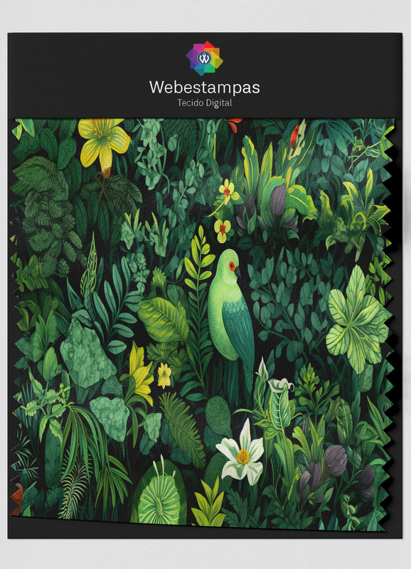 Tecido Tactel Estampa Digital Floral 368 com 1,55m de Largura