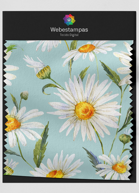 Tecido Helanca Estampa Digital Floral 300 com 1,55m de Largura
