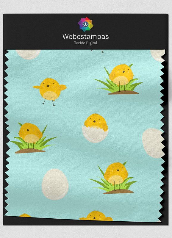 Tecido Oxford Estampa Digital Passarinho 1,55m de Largura