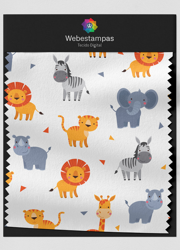 Tecido Oxford Estampa Digital Savaninha 1,55m de Largura