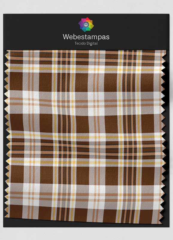 Tecido Oxford Estampa Digital Xadrez 14 com 1,55m de Largura