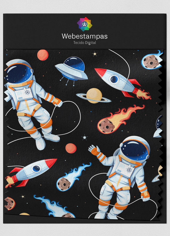 Tecido Oxford Estampa Digital Starman 1,55m de Largura