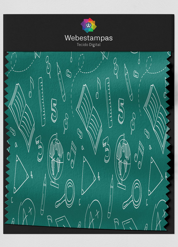 Tecido Oxford Estampa Digital Lousa 1,55m de Largura