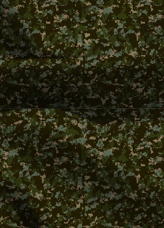 Tecido Blackout Estampa Digital Camuflagem Pixel Verde 1,35m de Largura