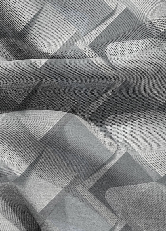 Tecido Blackout Estampa Digital Caixas 3D 1,35m de Largura