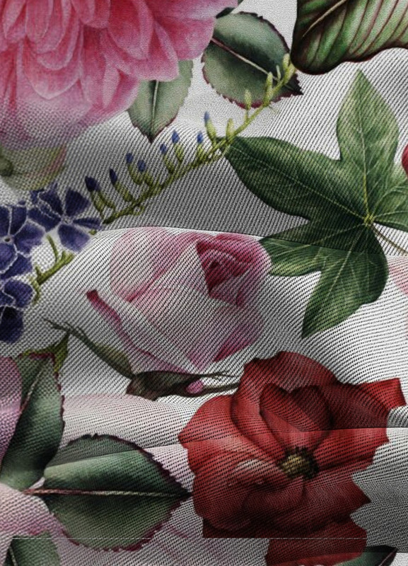 Tecido Blackout Estampa Digital Floral 93 com 1,35m de Largura