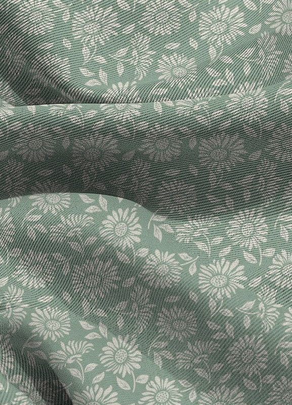 Tecido Blackout Estampa Digital Floral 123 com 1,35m de Largura