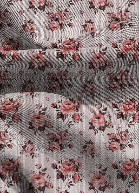Tecido Blackout Estampa Digital Floral 188 com 1,35m de Largura