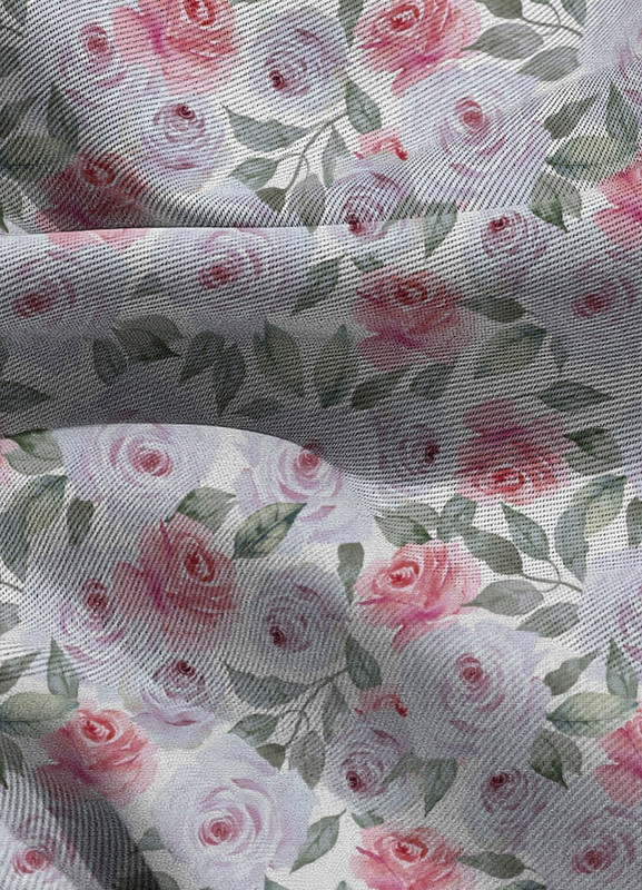 Tecido Blackout Estampa Digital Floral 197 com 1,35m de Largura