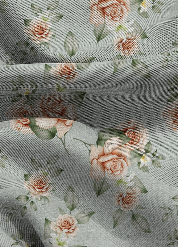 Tecido Blackout Estampa Digital Floral 203 com 1,35m de Largura