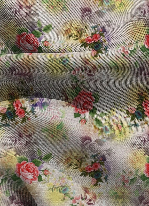 Tecido Blackout Estampa Digital Floral 211 com 1,35m de Largura