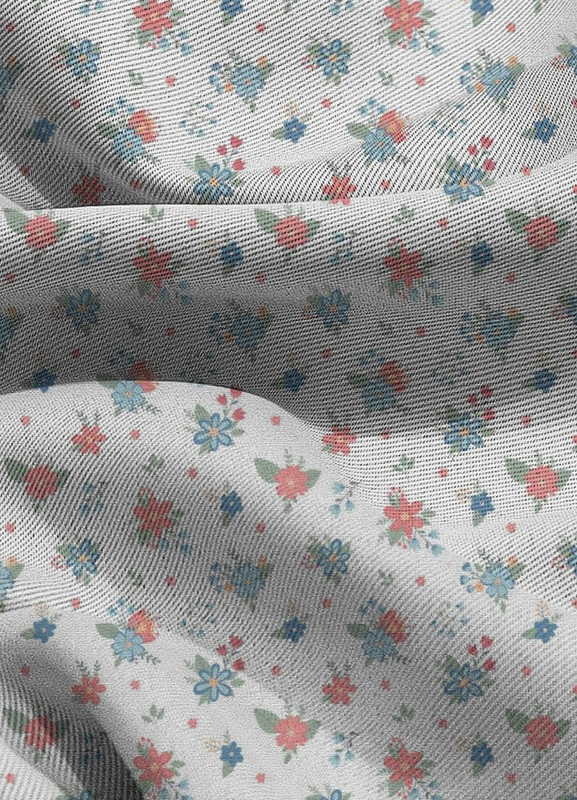 Tecido Blackout Estampa Digital Floral 217 com 1,35m de Largura