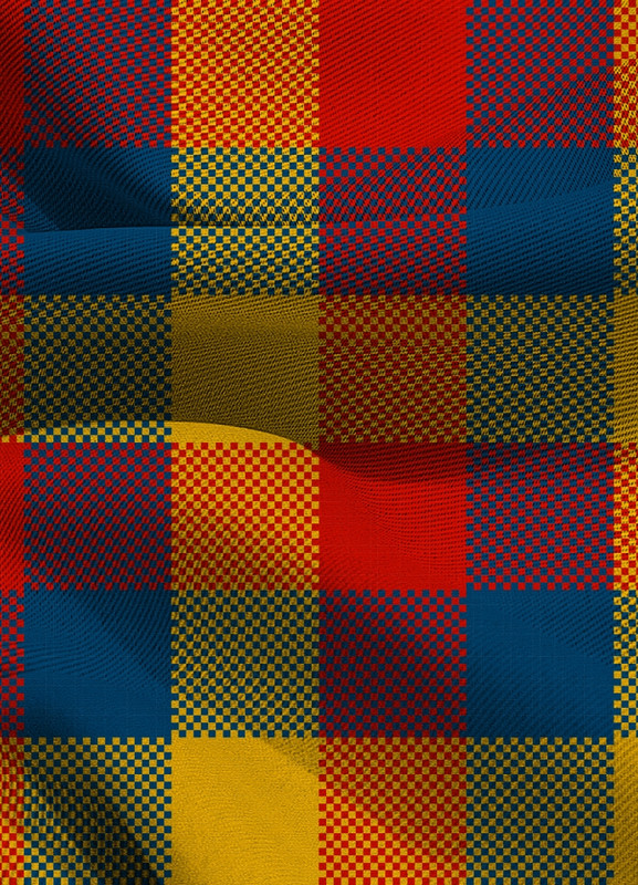 Tecido Blackout Estampa Digital Patchwork 12 com 1,35m de Largura