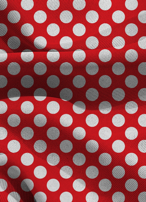 Tecido Blackout Estampa Digital Poá 9 com 1,35m de Largura