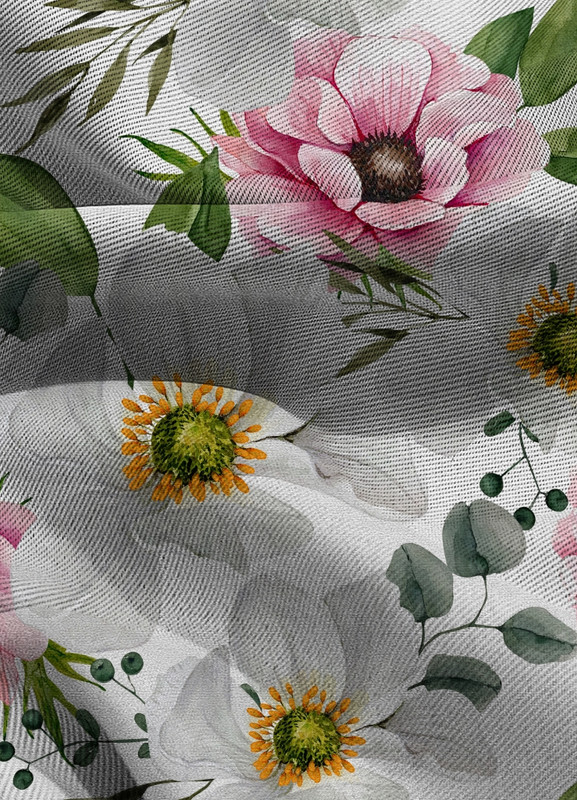 Tecido Blackout Estampa Digital Floral 313 com 1,35m de Largura