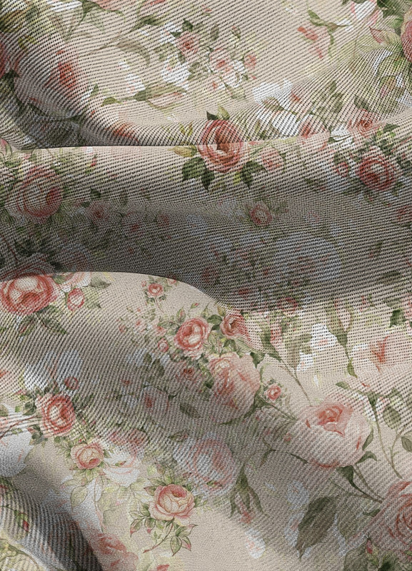Tecido Blackout Estampa Digital Floral 321 com 1,35m de Largura