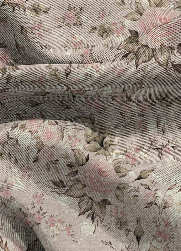 Tecido Blackout Estampa Digital Floral 331 com 1,35m de Largura