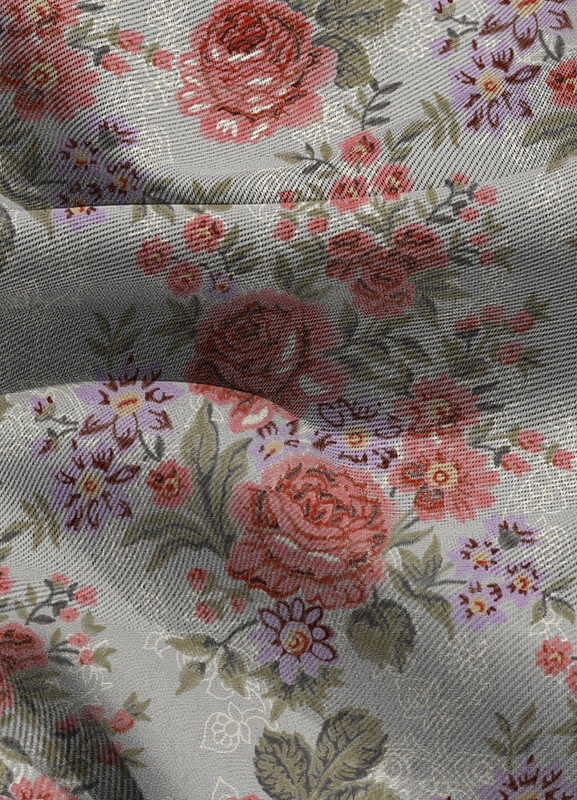 Tecido Blackout Estampa Digital Floral 333 com 1,35m de Largura