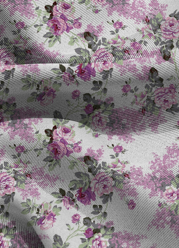 Tecido Blackout Estampa Digital Floral 349 com 1,35m de Largura