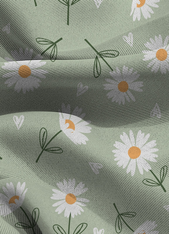 Tecido Blackout Estampa Digital Floral 352 com 1,35m de Largura