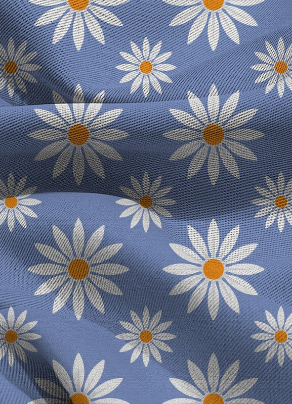 Tecido Blackout Estampa Digital Floral 356 com 1,35m de Largura