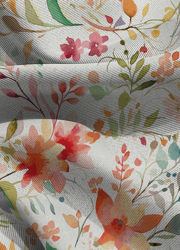 Tecido Blackout Estampa Digital Floral 383 com 1,35m de Largura