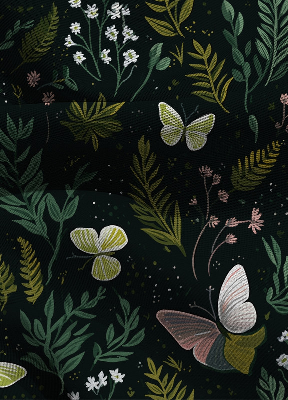 Tecido Blackout Estampa Digital Floral 387 com 1,35m de Largura