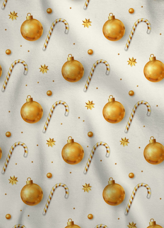 Tecido Oxford Estampa Digital Natalina 5 com 1,55m de Largura