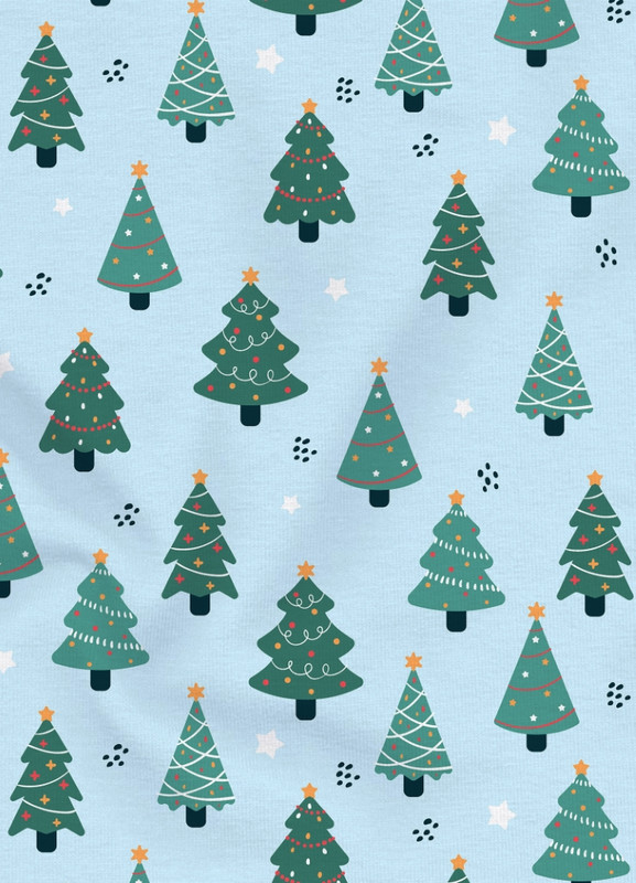 Tecido Oxford Estampa Digital Natalina 24 com 1,55m de Largura