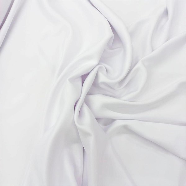 Tecido Tricoline Liso Branco 1,50m de Largura