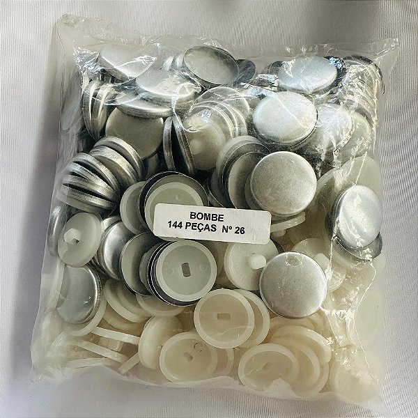 Botão Bombê Nº 26 Pacote com 144 Unidades