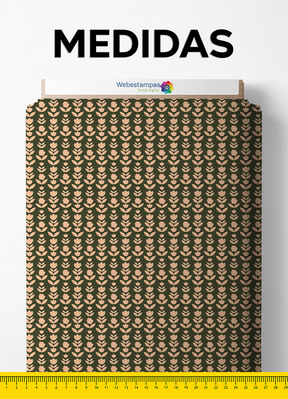 Tecido Oxford Estampa Digital Floral 417 1,55m de Largura