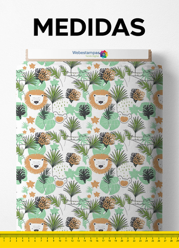 Tecido Oxford Estampa Digital Savana 1,55m de Largura