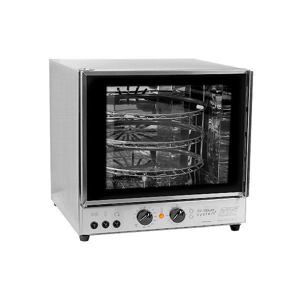 Forno Elétrico Giratório Turbo Inox 3 Bandejas FGE3 Analógico - Titã